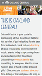 Mobile Screenshot of oaklandcentral.com